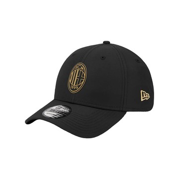 NEW ERA 9FORTY 940 BLKLGD ACMILAN AC米蘭 黑色 機能帽 尼龍 足球 足球隊徽 老帽