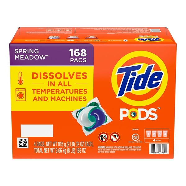 Tide 汰漬 洗衣膠囊 春天草地香 42顆 X 4入