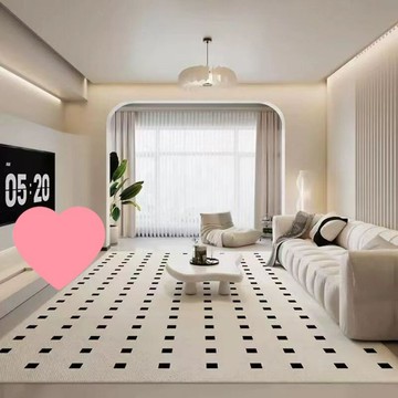 地毯客廳仿羊絨大面積臥室沙發茶幾墊加厚床邊奶油風極簡[DD190109]