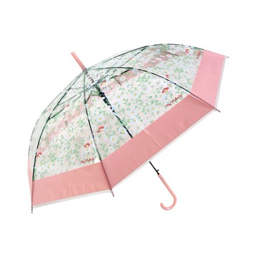 日常生活用品 三麗鷗透明花草雨傘-美樂蒂 58cm (JN4033)