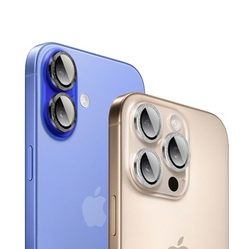 DAYA iPhone 16 Pro Max /16 Pro /16 Plus /16 系列 鏡頭專用 星塵閃鑽 玻璃鏡頭保護貼膜