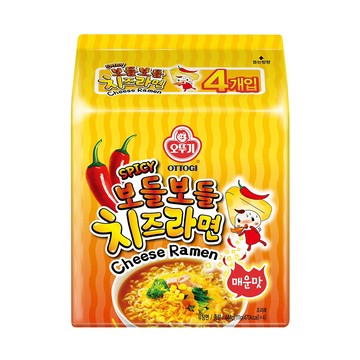 Ottogi 韓國 辣起司風味拉麵(111g*4入)