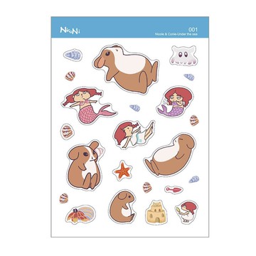 可妮和RED海的貼紙