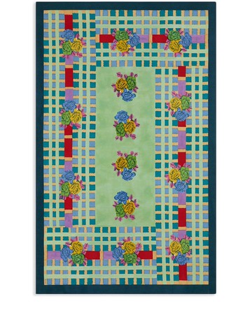Lisa Corti - Ankara Aqua cotton tablecloth (180x270cm) - unisex - Cotton - One Size - Multicolour