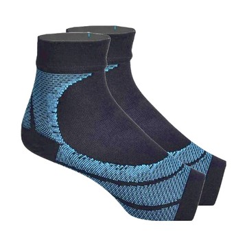 LDX 極致透氣襪套式壓力護踝 適合鞋碼35-37  M  1雙  藍黑色