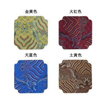 云錦茶墊杯墊隔熱防燙茶托杯托功夫茶具配件茶藝墊子茶道