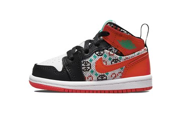 JORDAN 1 MID SE UGLY CHRISTMAS SWEATER TD