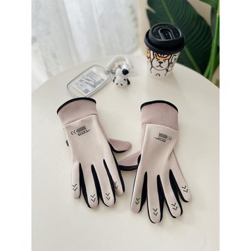 手套女冬季保暖騎車電動車戶外觸屏防風防寒春秋款加絨加厚男騎行