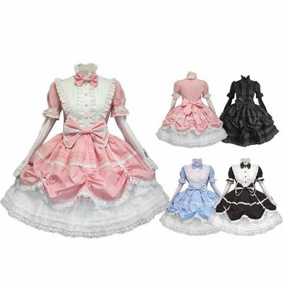 ゴシック ロリータ ワンピース ゴスロリ ワンピース 可愛い ロリータ服 スカラップ ワンピース Lolita コスチューム コスプレ衣装 変身変装 通販 Lineポイント最大get Lineショッピング
