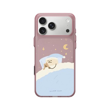 iPhone 17 Pro Max Clear (相機按鈕) 晶醺玫 - 咻咻熊 XiuXiubear - 晚安泥