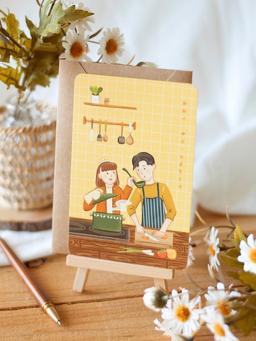 情人節情侶心意卡賀卡-感謝系列C款