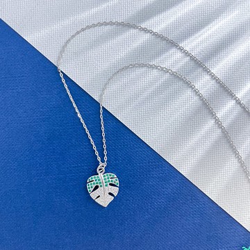 :沃爾之葉:: 純銀項鍊