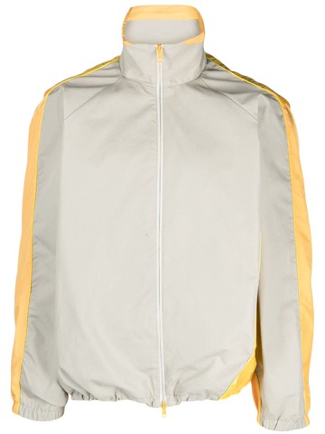 Robyn Lynch - colour-block zip-fastening jacket - men - Cotton - S - Neutrals