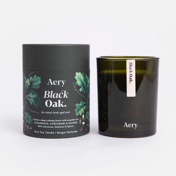 Aery植物園香氛蠟燭200g 黑橡木