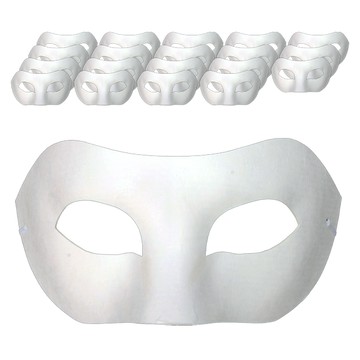 Party09 DIY面具  20個  白色