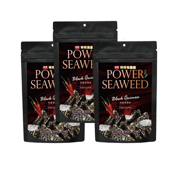 【秋橙】咚咚海纖酥-黑藜麥口味-3包