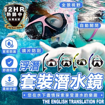 【全乾式水自動關閉】全乾式 潛水鏡 呼吸管 蛙鏡 面鏡 泳鏡 潛水面罩 浮潛面罩 呼吸管 浮潛面鏡