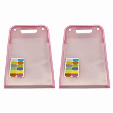 手提風琴夾2件組 352g  粉色  2組