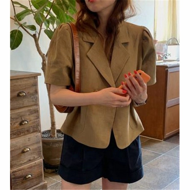 ショート丈 ブレザー 韓国 オルチャン K Pop 半袖 ダンス 衣装 テーラード ジャケット ストリート きれいめ コンサバ 大人女子 アウター 5au 17 通販 Lineポイント最大get Lineショッピング