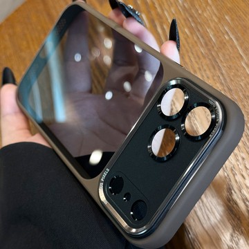 金屬鏡頭框 防摔保護殼 i17Air手機殼 適用於 iPhone 17 16 15 14 13 12 Pro max