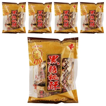 義香珍 黑糖桃酥  300g  5袋