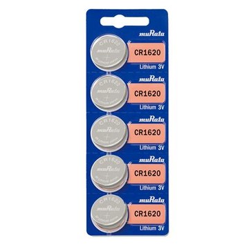 muRata鈕扣電池CR1620/5顆/1卡