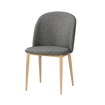 直人木業-RURMI淺灰餐椅