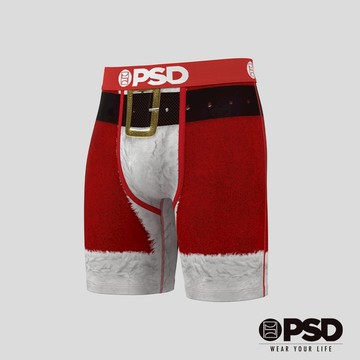 【PSD Underwear 官方旗艦店】RECREATION- 平口四角褲-聖誕老公公-紅色