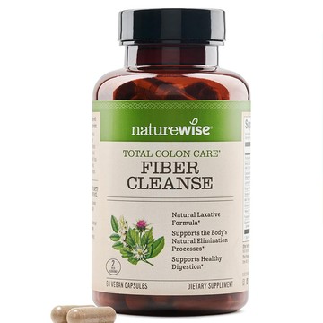 美國代購！原裝正品NatureWise纖維清潔含益生元 60粒