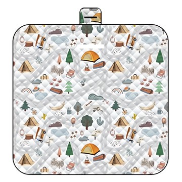 加厚加大可手提牛津布野餐墊 可機洗 約4-6人  200 x 200cm  迷宮探險