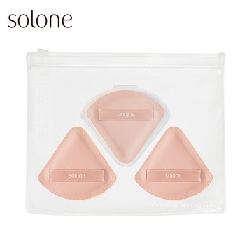 Solone 玫粉蜜茶舒芙蕾海綿組(附收納盒/售完不補)