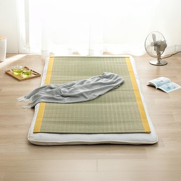 【新年禮物】熊本八代草蓆詩織特仕 88x180x0.2cm 熊本八代草蓆詩織黛藍