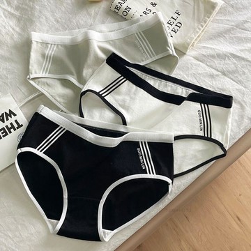 🚚臺灣出貨💨純棉內褲女抗菌100新款簡約性感無痕甜美運動風中腰少女士三角褲