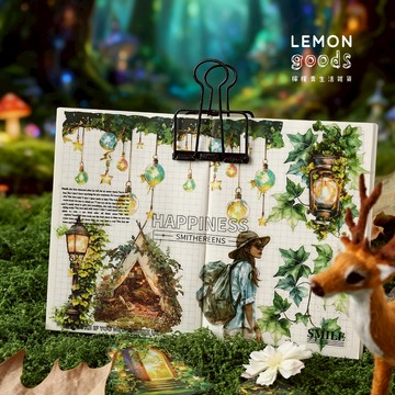 🍋檸檬青🍋新款現貨魔旅奇遇系列6款20張入PET防水造景貼紙手帳裝飾素材