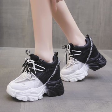 老爹鞋女ins潮春夏季新款韓版小眾厚底內增高拼色ins超火運動鞋