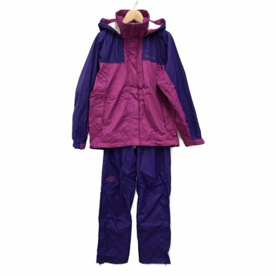 美品】Columbiaコロンビア メンズジャージセットアップ 赤黒