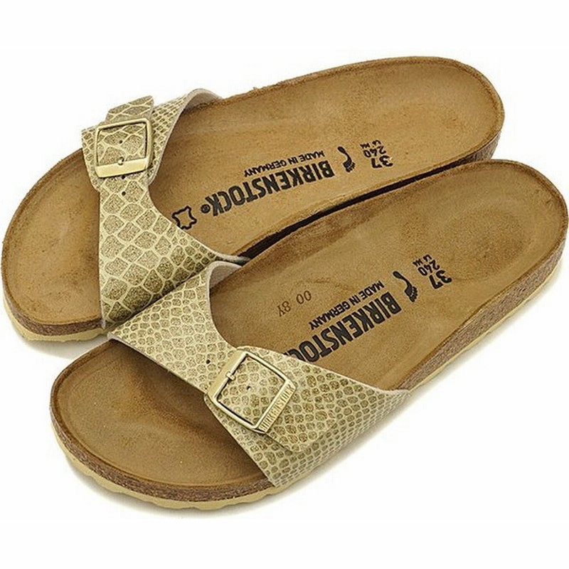 ビルケンシュトック Birkenstock マドリッド Madrid メンズ レディース サンダル 靴 Magic Snake Gold Gc Gc Ss19 通販 Lineポイント最大0 5 Get Lineショッピング