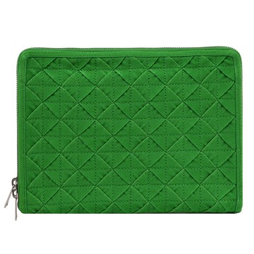 BOTTEGA VENETA 657359 經典編織萬用手拿包/平板收納包.綠