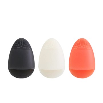 韓國sillymann 100%鉑金矽膠刷洗臉刷 - 橘紅