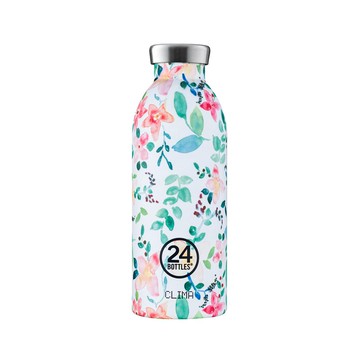 義大利 24Bottles 不鏽鋼雙層保溫瓶 500ml (花徑) 不鏽鋼水瓶 保冷瓶 水壺