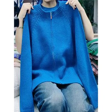 流行洋氣減齡針織開衫2025秋冬新款休閑寬松顯瘦百搭毛衣外套XL