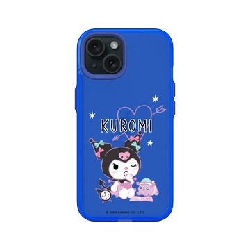 iPhone 15 Clear 激光藍 - 三麗鷗-酷洛米 Kuromi - Good night