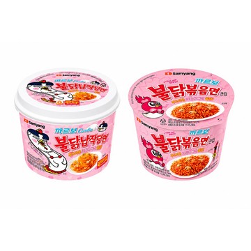 韓國🇰🇷Samyang 三養 奶油白醬辣雞炒麵 105g｜寬粉164.5g粉紅卡邦尼口味｜微辣濃郁起司風味