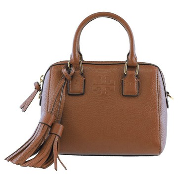 TORY BURCH - 素面皮革兩用包 (駝)