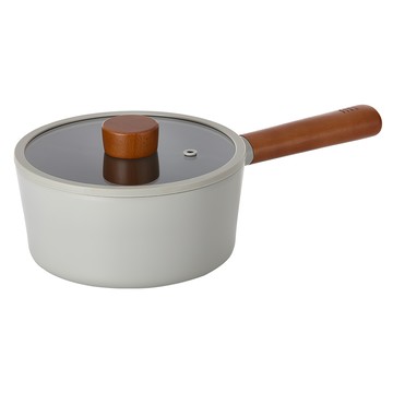 NEOFLAM 台灣公司貨 FIKA 2.0系列 鑄造單柄湯鍋  18cm  暗夜灰  1個