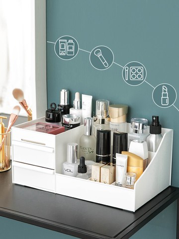 化妝品收納盒桌面置物架宿舍神器寢室用品大學生好物女生桌上