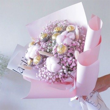 【乾燥花金莎花束】情人節。開幕。生日。畢業季 I 可自取
