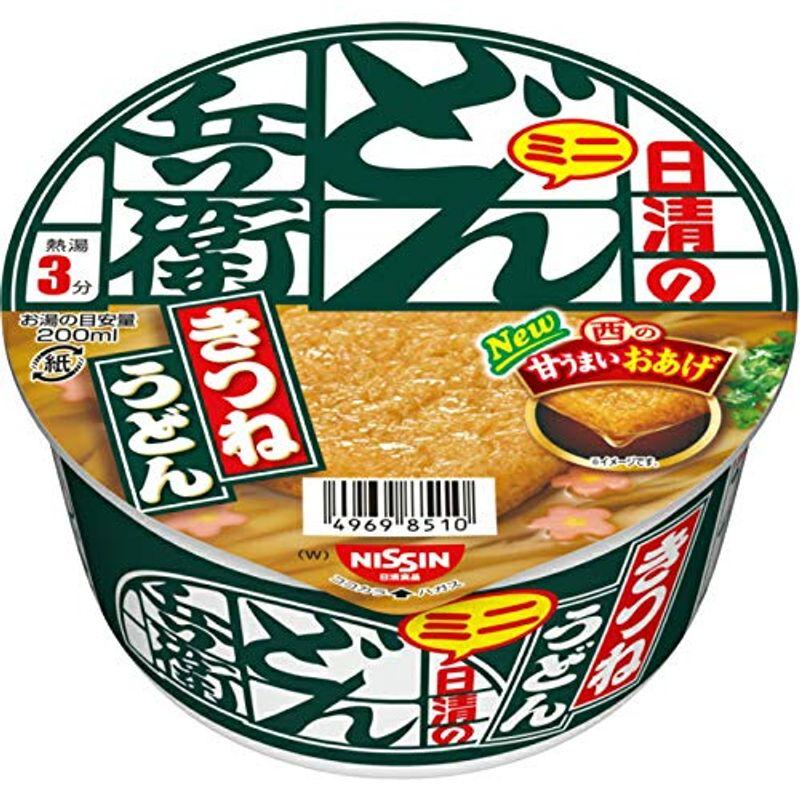 日清 どん兵衛 きつねうどん ミニ 西 42g 12個