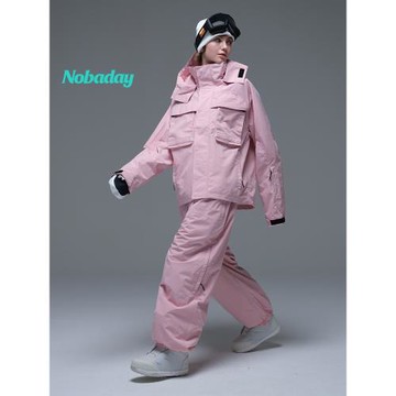 Nobaday滑雪衣女單雙板秋冬新款滑雪服戶外裝備防風防水運動外套