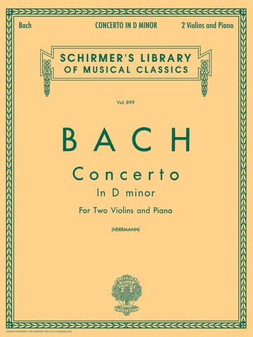 【學興書局】Bach 巴哈 Double Concerto in D Minor D小調雙重小提琴協奏曲